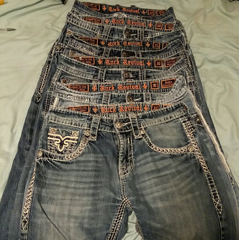 rock revival jeans